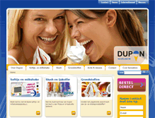 Tablet Screenshot of dupon.nl